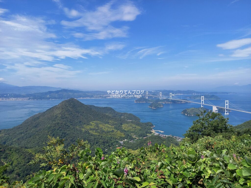 亀老山展望台からの景色