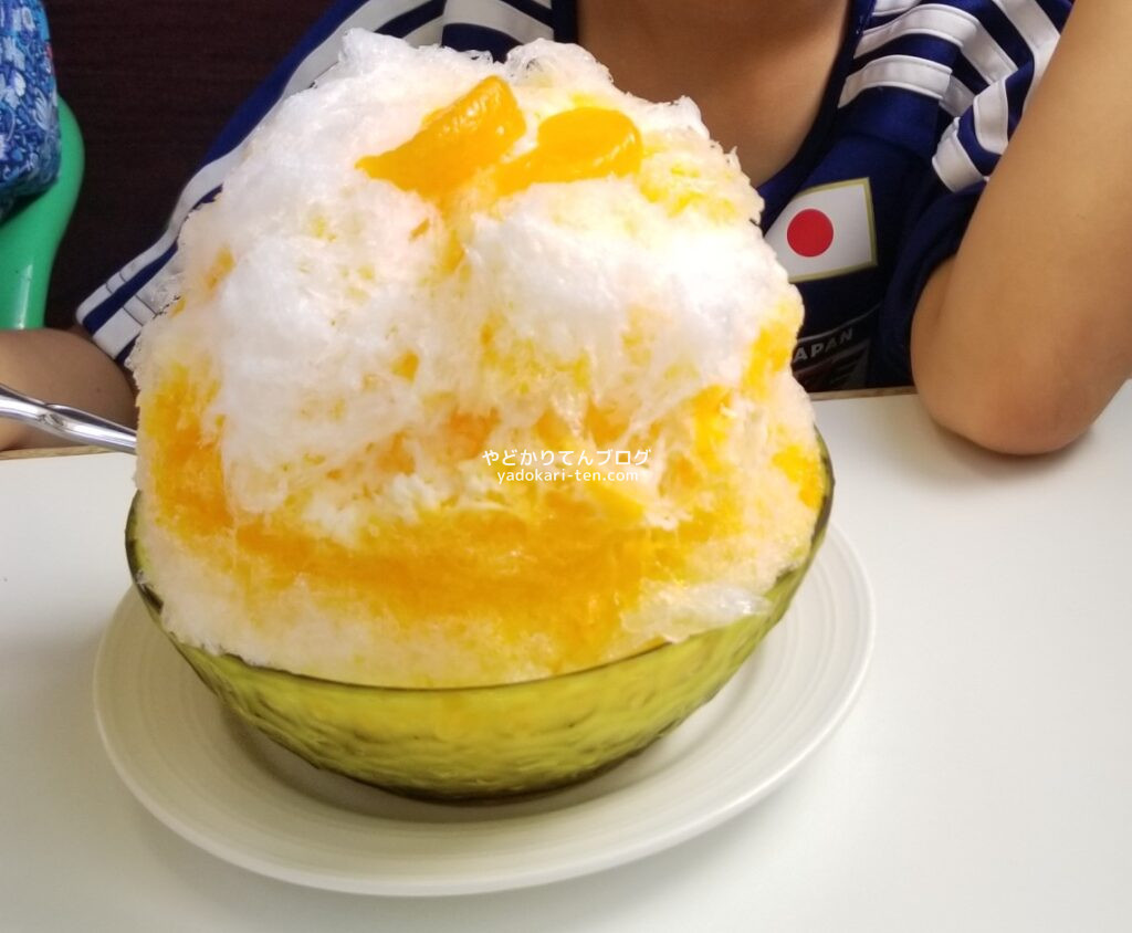 ニッコー製菓のマンゴーかき氷
