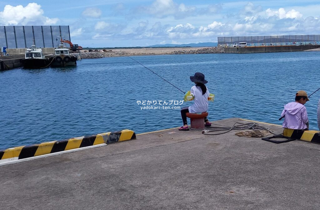 石垣島漁港で釣り