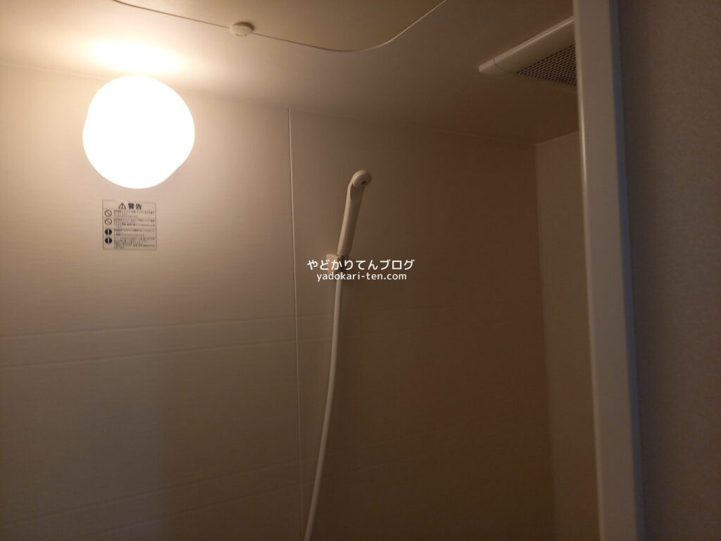 レストイン京都の浴室シャワー