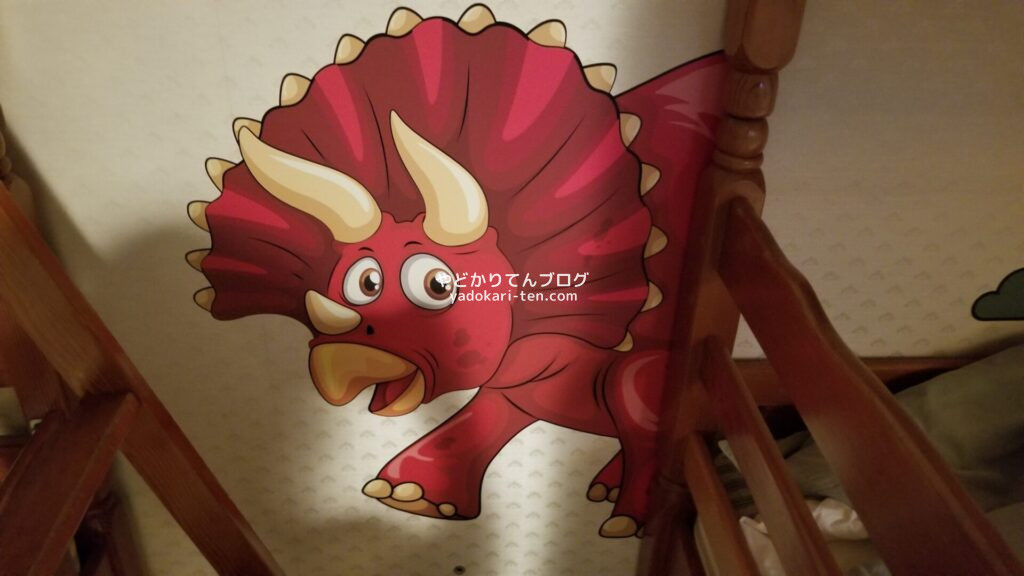 奥出雲多根自然博物館の恐竜ルームの壁紙
