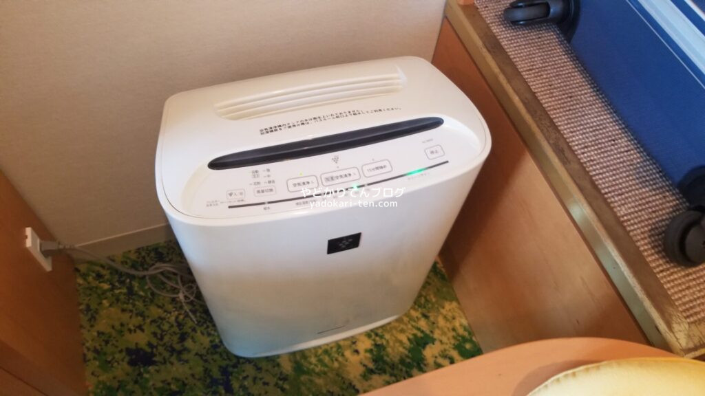 グランドニッコー東京ベイ舞浜客室の加湿空気清浄機