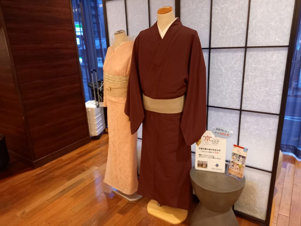 ホテルマイステイズ京都四条のレンタル可能な浴衣
