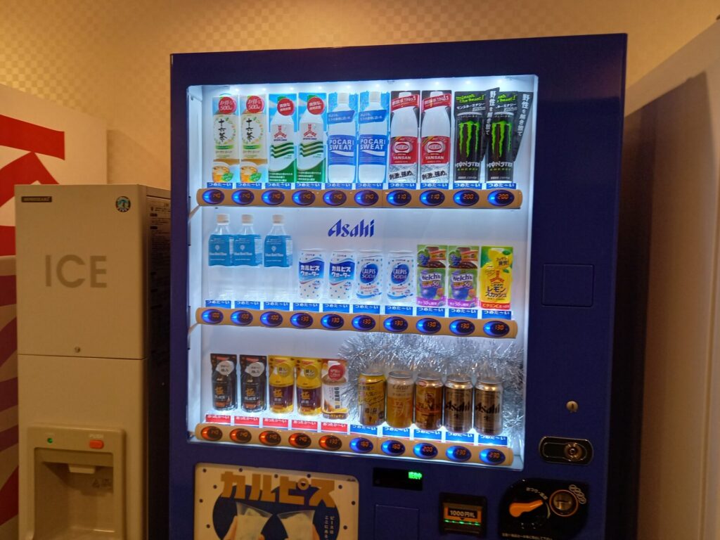 アーバンホテル京都四条プレミアムの自動販売機