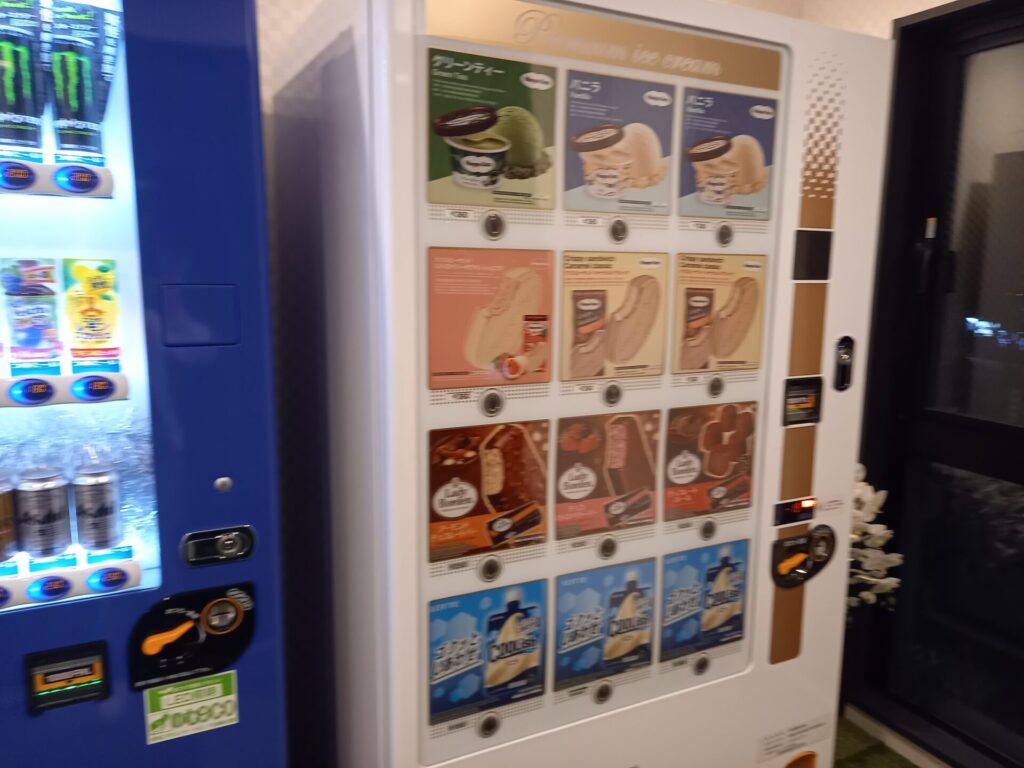 アーバンホテル京都四条プレミアムのアイス自販機