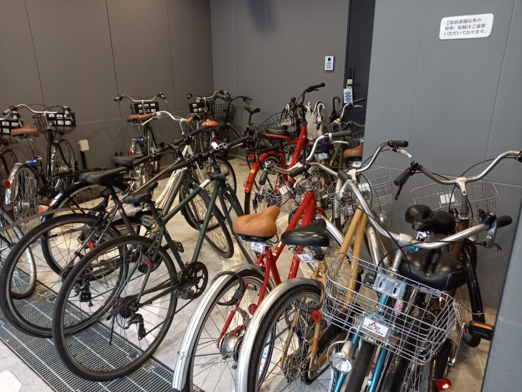 アーバンホテル京都四条プレミアムの自転車レンタサイクル