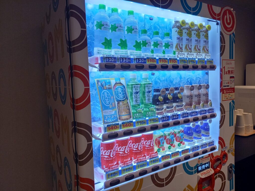 OMO7大阪の自動販売機
