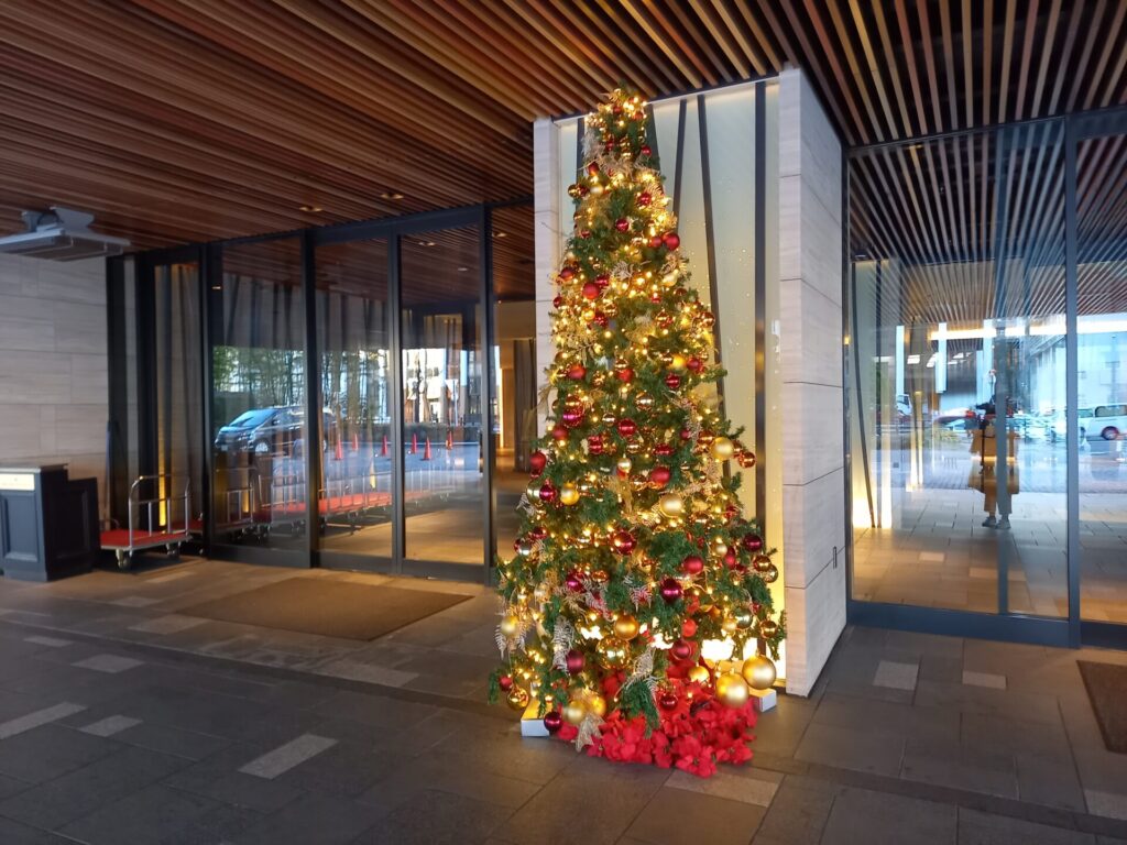 リーガロイヤルホテル京都のクリスマスツリー