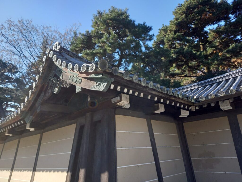 京都御所のサルのいる場所